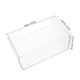 thumbnail image 4 of BRIGHTFUFU 2 organizadores colgantes de cocina, cestas de pared de plástico transparente para guardar maquillaje, baño, despensa, cocina, ajo, jengibre y especias., 4 of 7