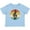 AE-Light Blue, variant on Music Treble Clef Marching Band Boys or Girls Baby T-Shirt