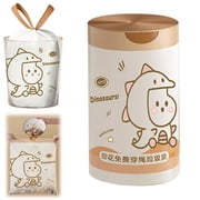 Iodue Rubbish Bags Drawstring Trash Bags Pattern Thickened Garbage Bags 19.7" X 17.7"Unscented Trash Bags For Kitchen Bathroom Waste Liners 30pc