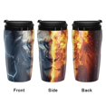 thumbnail image 4 of Ice And Fire Lightning Lion Travel Coffee Tumbler Reusable Cup for Coffee or Tea Portable Cup Holder Friendly for Hot or Cold Drinks 250ml, 4 of 8