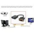 thumbnail image 4 of DVI to VGA Cable Adapter DVI-D 24+1 & DVI-I 24+5 to VGA Male to Female Adapter 1080P Full HD DVI to VGA Cable for HDTV PC Host Laptop Monitor and Projector, 0.2M 8in, 4 of 7