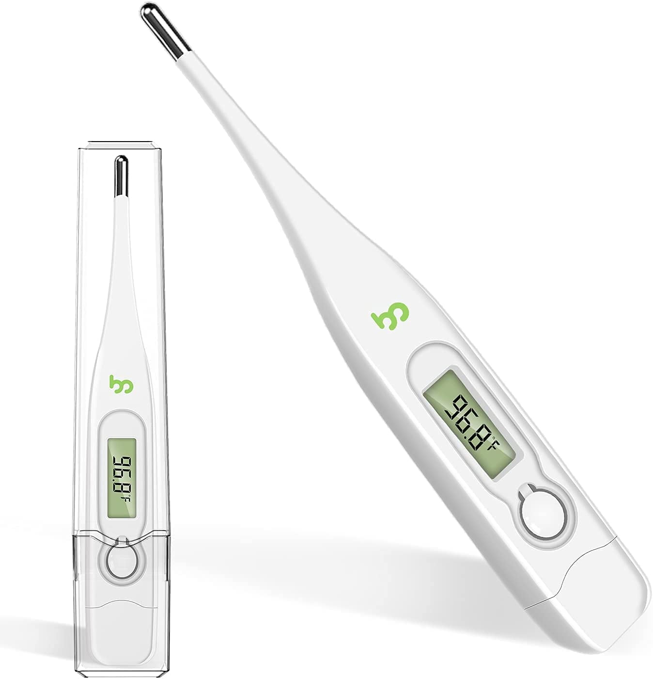 One Piece Medical Oral Thermometer for Fever and Body Temperature