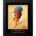 thumbnail image 2 of Unknown 12x14 Black Modern Framed Museum Art Print Titled - Hope - Girls Baseball, 2 of 5