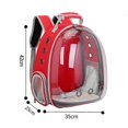 thumbnail image 2 of Carrying Bag Space Pet Backpack Breathable Portable Transparent Backpack Puppy Dog Transport Carrier Space Capsule Bag D, 2 of 5