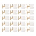 thumbnail image 1 of 20 Ensembles Boîtes Cadeaux Rustiques Blanches Recyclables Réutilisables en Carton Polyester pour Fabrication DIY pour Mariage Fête, 1 of 12