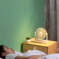 thumbnail image 2 of Tibvox 4000mAh Camping Fan 7 Inch Portable Desk Fan Tent Fan with Hanging Hook for Car, 2 of 17