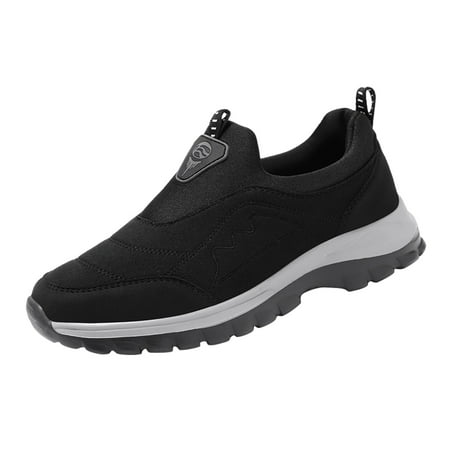 

Fsqjgq Casual Shoes for Men Color Couple Men s Autumn and Winter New Warm Elderly Non Slip Slip On Walking Shoes Fashion Lightweight Casual Shoes Men Shoes Casual Sandals Black 41