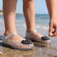 thumbnail image 4 of Leeye Girls' Glitter Jelly Mary Jane Shoes, Flat Heel, Medium Width, Perfer for Playdate Beach Trip & Summer Adventures, White, 3.5-4 Years (Toddler Girls'), 4 of 6