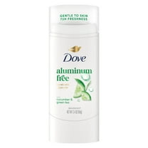 Dove Deodorant Stick for 72 Hour Odor Protection Cucumber & Green Tea Aluminum Free, 2.4 oz