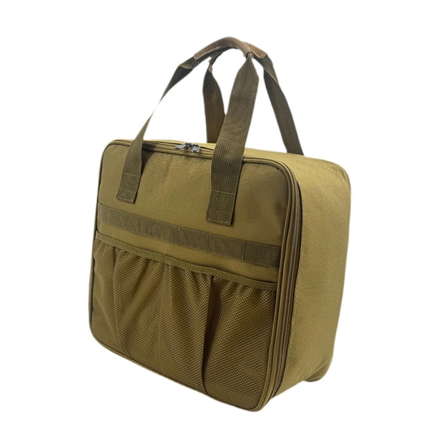 Bolsa de transporte para estufa de acampada Oxford anticolisión con asa organizador de mano para uso general Caqui kusrkot