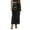 Z1 Black, variant on Daznico Women's Sequin Bodycon Maxi Skirt High Waist Elastic Stretch Night Out Party Club Formal Evening Dressy,Size:S