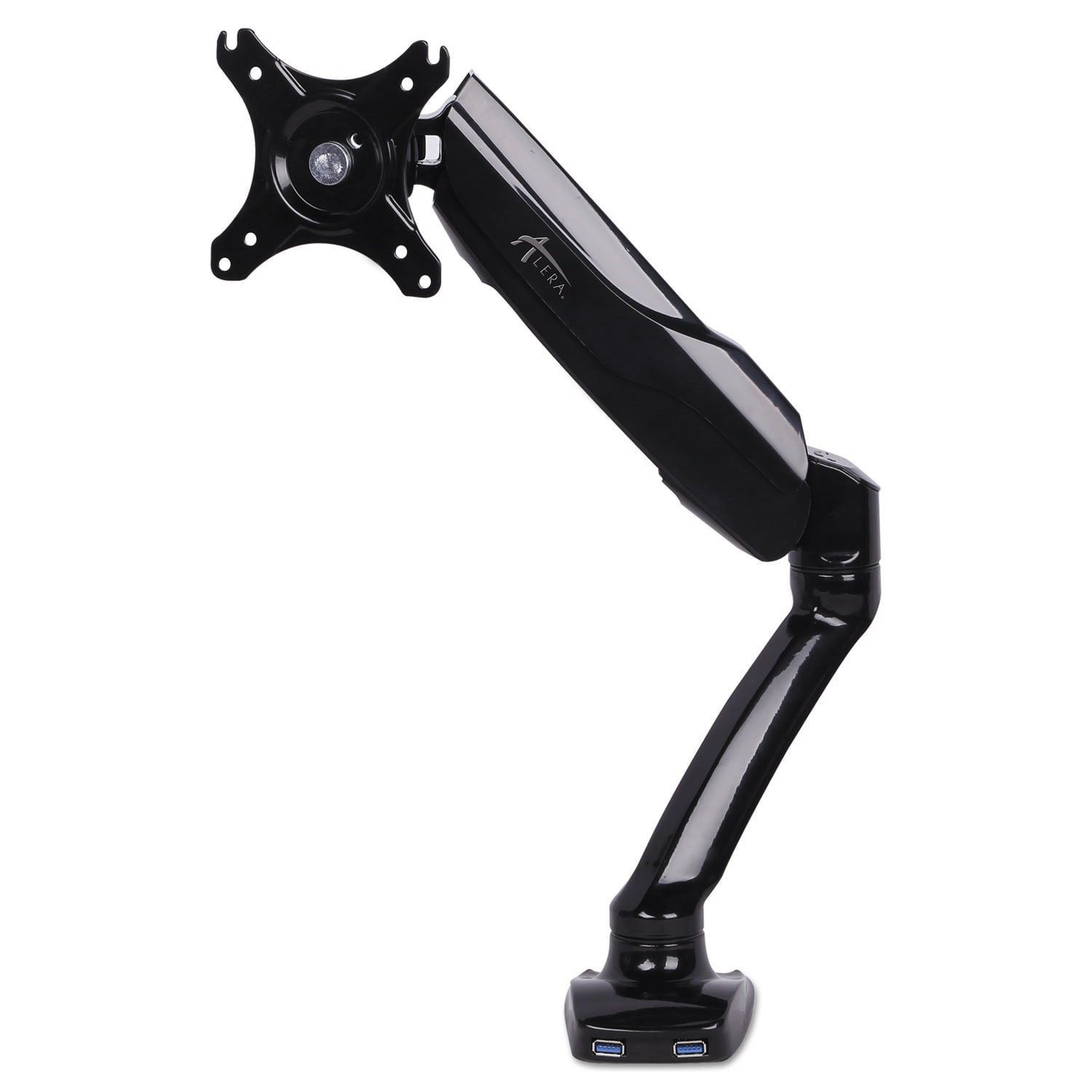 AdaptivErgo HeavyDuty Articulating Single Monitor Arm w/USB, 27
