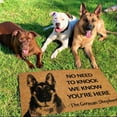 thumbnail image 4 of Funny Dog Welcome Doormat - Crystal Velvet Material, Non-Slip Latex Backing, Saturated Colors, Easy to Clean (Hand Wash/Vacuum), Home Entry Decor, 4 of 8