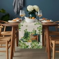 thumbnail image 2 of St. Patrick's Day Table Runner - 36 Inch Long, Kitchen Dining Table Runner Dresser Scarves, Lucky Shamrocks Boots Green Leaves Retro Farmhouse Decor for Coffee Tables Wedding Party Banquet, 2 of 8