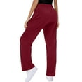 thumbnail image 5 of Viadha Sweatpants Women Fall Fashion 2025 Baggy Joggers Workout Lounge Lightweight Comfy Straight Leg High Waisted Athletic Sweat Pants with Zipper Pockets, 5 of 7