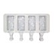 thumbnail image 2 of Molde Para Paletas De Hielo Reutilizables Silicona De Grado Alimenticio, Antiadherentes Y Flexibles De Fácil Desmolde, Utensilio De Repostería - Pastelería Con 4 Cavidades Para Helado ecomlab  Reposteria, 2 of 6