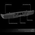 thumbnail image 2 of DNA Motoring STEPBUM-10041 For 2007-2013 Chevy Silverado GMC Sierra 1500 Rear Step Bumper Without Parking Sensor Holes, 2 of 8