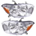 thumbnail image 3 of 2 Pcs Headlight Assembly Left Right Headlamp Fit for Toyota Highlander 2008 2009 2010, 08-10 Highlander Headlamps Housing Assembly, 3 of 6