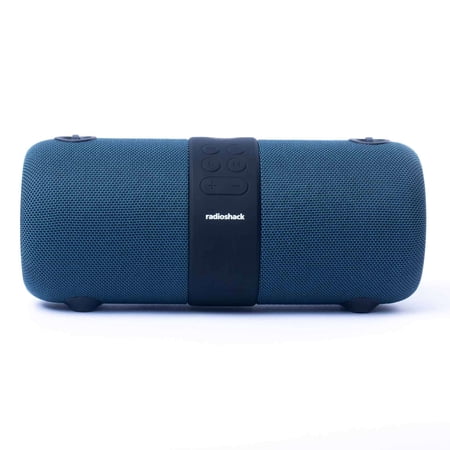 Radioshack Bluetooth Speaker RGB Light 14W IPX6 TWS Mic 3600MAH Blue with FM Radio