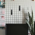 thumbnail image 2 of REACHISE 24-Pack Plastic Display Hooks for Hanging, Retail Grid Wall Organizer, Store Merchandising Accessories, 2 of 9
