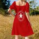 thumbnail image 5 of Vestido de manga corta estilo vintage de casa embrujada para Halloween, vestidos de mujer, vestidos de fiesta de lujo, vestido de noche para mujer., 5 of 7