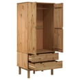 thumbnail image 2 of vidaXL Wardrobe OTTA 76.5x53x172 cm Solid Wood Pine, 2 of 5