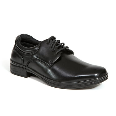 Deer Stags Boys' Blazing Dress Comfort Lace-Up Oxford - Black - 7 Toddler Medium