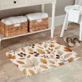 thumbnail image 2 of FJPT Non Slip Flannel Polyester Floor Mat Autumn Leaves Design For Bathroom Kitchen Bedroom Decor 16x24 inch, 2 of 5