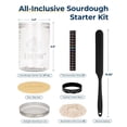 thumbnail image 6 of Sourdough Starter Jar Kit - 47 oz Large Wide Mouth Bread Starter Jar with Feeding Tracking Band, Silicone Spatula, Sourdough Bread Baking Supplies, 6 of 7