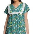 thumbnail image 3 of Moomaya Nuisette en Dentelle de Coton pour Femmes Col en V Imprimé, 3 of 5