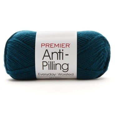 Premier Yarns Anti-Pilling Everyday Worsted Yarn, Soft Acrylic Yarn, Ideal for Crocheting and Knitting, Deep Teal
