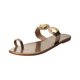 thumbnail image 2 of Zapatos de mujer Sandalias de punta de tacón bajo de metal de ocio Sandalias ligeras de mujer Chanclas Zapatillas Wmkox8yii  ytu4810, 2 of 4