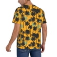 thumbnail image 2 of Lsque Hawaii Palms Pattern Mens Polo Golf Shirts Funny Graphics Shorts Sleeve Button Shirts Baseball T-shirt-4X-Large, 2 of 7