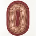 thumbnail image 1 of Rhody Rug TR42R048X072 4 x 6 ft. Twin River Oval Rug, Red & Multi Color, 1 of 1