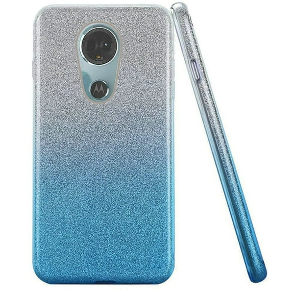 GSA Gradient Glitter For Motorola Moto E5 Supra E5 Plus XT1924 Light Blue