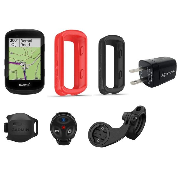 Garmin Edge 530 GPS Cycling Computer with MTB Original Silicone Case and Wearable4U Wall
