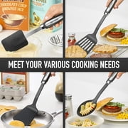 Kitchen Ultimate 26-Piece Kitchen Utensil Set for Culinary Adventures - Stainless Steel and Nylon Cooking Tools for All Ages