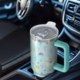 thumbnail image 4 of 1pc Cute alpaca 40oz Tumbler with Straw & Handle - Insulated Stainless Steel Cup | Holiday Gift for Man Women (Christmas, Valentine's, Birthday), 4 of 5