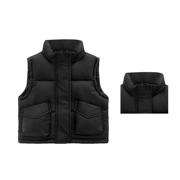 Kids Girls Puffy Vest Sleeveless Lightweight Girls' Outerwear Vests Boys' Outerwear Vests Toddler Girl Vest 8-9 Years