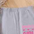 thumbnail image 4 of Rotm Girls Outfits Toddler Clothes Sweet Summer Set Flutter Sleeve Top Flare Pants Grey,3-4 Years, 4 of 7