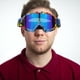 thumbnail image 4 of Gafas de motocross Estrela Biking, gafas de esquí con cojín esponjoso antirreflectante flexible, 4 of 5