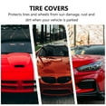 thumbnail image 5 of ELAYARD 4Pcs Silver Rv Tire Protection Covers with Durable Stitch Seams for Secure Wind Resistant Fit, 5 of 5