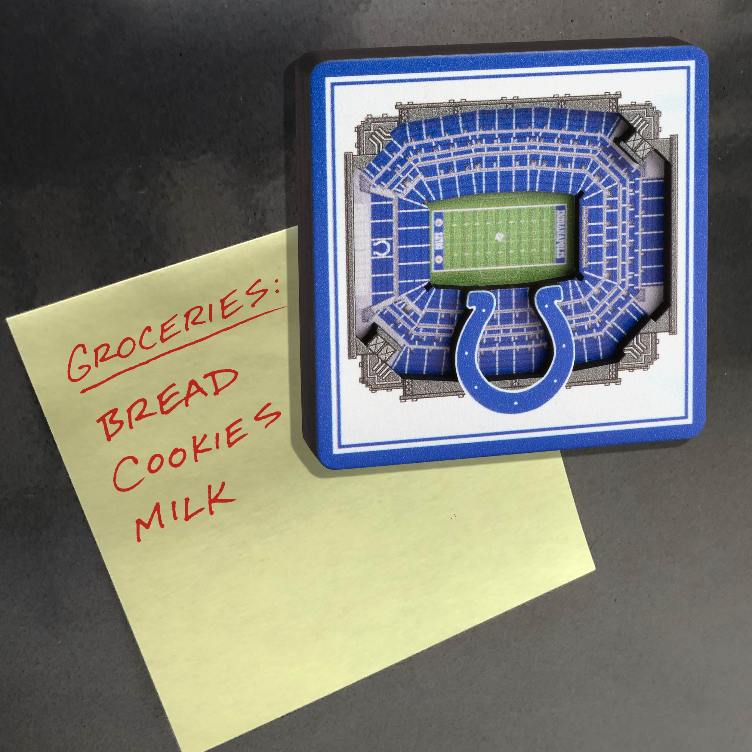 YouTheFan NFL Indianapolis Colts 3D StadiumView Magnet