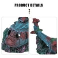 thumbnail image 4 of EeaseMX Ornamento de luchador de tanques Aquarium Decor Aquarium Decoración de paisaje de resina, 4 of 7
