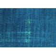 thumbnail image 1 of Ahgly Company Machine Washable Indoor Rectangle Oriental Turquoise Blue Industrial Area Rugs, 5' x 7', 1 of 4