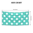 thumbnail image 2 of Goofa Teal Turquoise And White Polka Dot for Bath Towels ,Silver Fox Velvet Beach Towel, Quick-Dry Beach Towel, Bathroom Decor Soft Beach Microfiber Hair Towels 27.5x55in, 2 of 6
