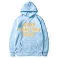 thumbnail image 5 of Women Black Wear Your Own Story Motivational Quote Graphic Hoodie with Drawstring Casual Pullover Sweatshirt, 5 of 5
