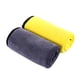 thumbnail image 1 of BRIGHTFUFU 2 piezas de tela de limpieza de microfibra de 600 g, toalla de limpieza especial para lavado de automóviles absorbente de trapo portátil de doble cara (amarillo y gris), 1 of 7