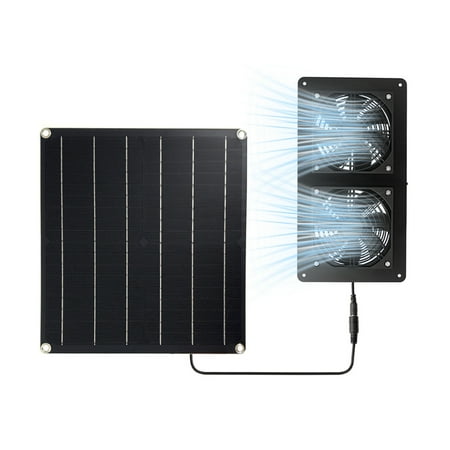 

Fan Powered Fan Chicken Coop Fan/solar Fans Fan Attic Fan Kit Fans 20w Dual Fan Shed Barn Kit Fan/solar Shed Attic Solar Powered Solar Panel Fan/solar Fan 20w Solar Fan Suitable Chicken