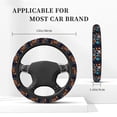 thumbnail image 3 of Salouo Creative Transport Print Elastic Car Steering Wheel Cover - 15'' Non-Slip Car Wheel Cover Protector - Universal Car Accessory for Diverse Cars, 3 of 6